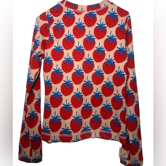 Hanna Andersson Strawberry Rashguard size 10 - Picture 2 of 3
